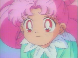 Chibi Usa takes a last look at Pegasus