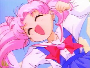 Chibi Usa's happy