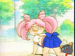 Chibi Usa bending over!