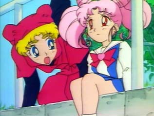 Chibi Usa gives "Jealous Ninja Usagi" a lesson in love