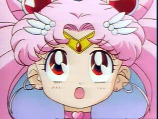Chibi Usa gets a slight change in costume
