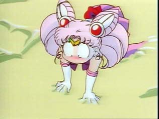 Chibi Moon in a sticky situation! :)