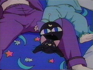 Usagi and Chibi usa's pyjamas squeezed in their crotch