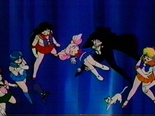 A bit of Chibi Usa's panties show
