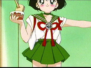Tamasaburo, a little boy in a cute sailor skirt! weird o_O