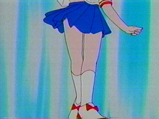 Chibi Usa's belly and panties show