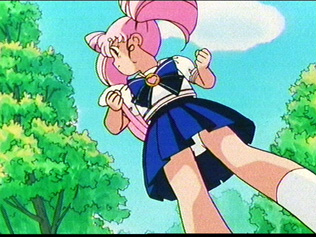 Chibi Usa's panties squeezed between her legs