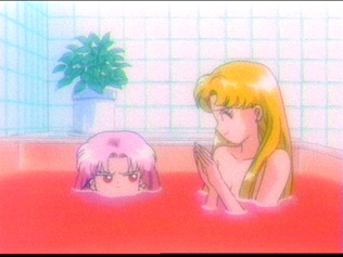 You can see a bit of Usagi's clevage