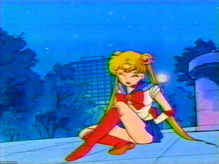 Poor Usagi's back hurts