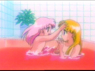 You can see the small outline of Chibi Usa tiny breasts ^-^