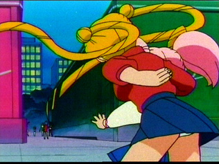 A bit of Usagi's panties show
