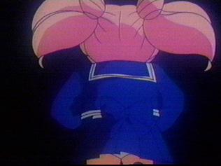 A bit of Chibi Usa's undies in her bum