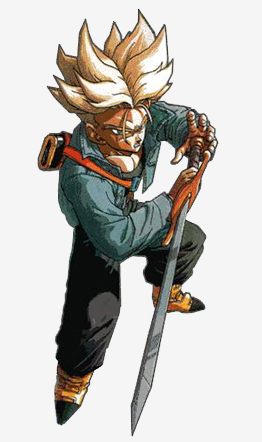 Mirai Trunks looking wonderfully menacing - image not done by me