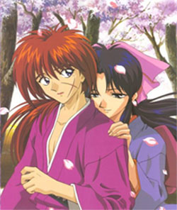 Kawaii picture of Kaoru and Kenshin - not done by me