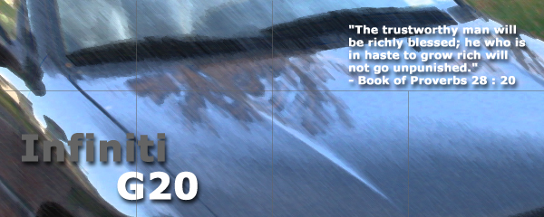 "The trustworthy man will be richly blessed; he who is in haste to grow rich will not go unpunished."