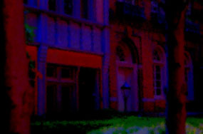 Moficiation of image taken along Astor Street, early summer, 2005. Image links to the home 
forum for the ring.