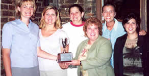 CAA is awarded most active alumnae association at the 2000 Convention
