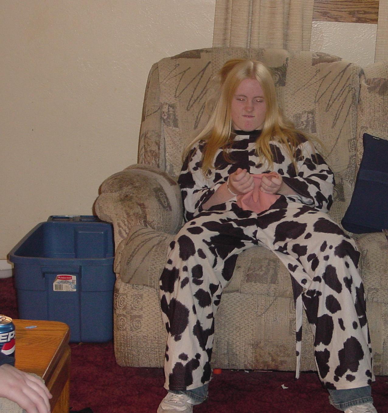 You wish you could squeeze my udders eh?