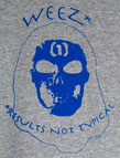 Blue Logo on Heather Grey Shirt
