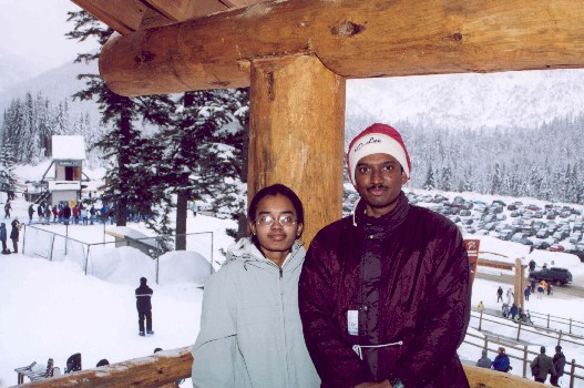 In Ski area