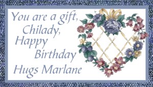 Marlane's gift