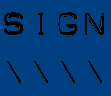 sign