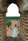 Interior de un torre�n en el Castillo de Coca
