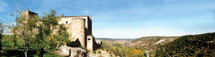 Castillo Feudal de Pedrasa, situado en un extremo del pueblo, dominando todo el valle