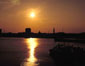 Le Havre, atardecer, norte de Francia
