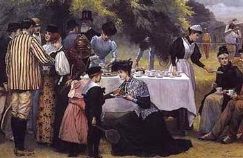 Wimbledon Tennis Party by E Brewtnall