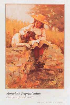 The Girl With The Dog by  Theodore Robinson