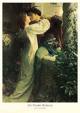 Romeo & Juliet by Sir Frank Dicksee