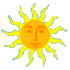 the sun is a mass of incandesant gas