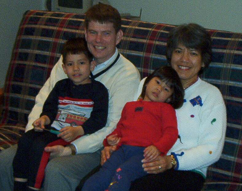 Olivia Grace and her family