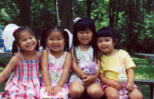 Olivia Anne, Sarah, Alyssa, and Anneka