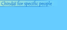 Chindai for specific people