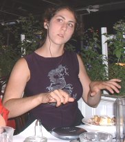 Jen, the famous air pianist!
