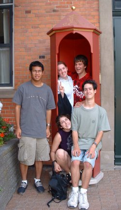 How many people can you fit in a guard booth?