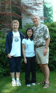 1st host family - Heather & Bruce