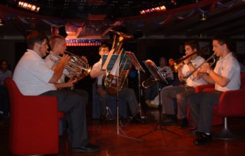 The Brass Quintet - Carl, ?, ?, ?, & Josh - aughh! someone help me with their names ^^;