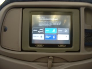 Spiffy TV thingys on Scandinavia AirLines