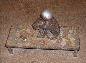 Sculpture of a little boy.. forgot what it symbolizes
