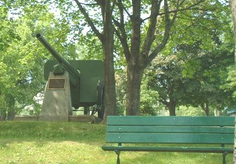 random cannon in Victoria Park (St. John)