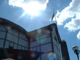 building in London with a cool sun thingy..