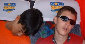 Ed & JR looking cool while sleeping