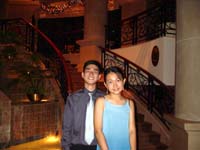 note rende's toothed smile in all the 3 photos here....hahhaaa:)