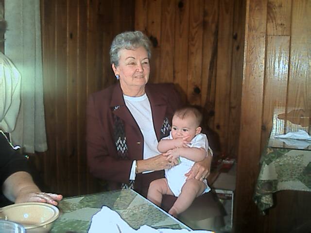 Max and His Grandmother Fountain Dec. 1, 2003