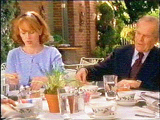 Leo and Margaret at lunch - 