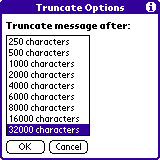truncate