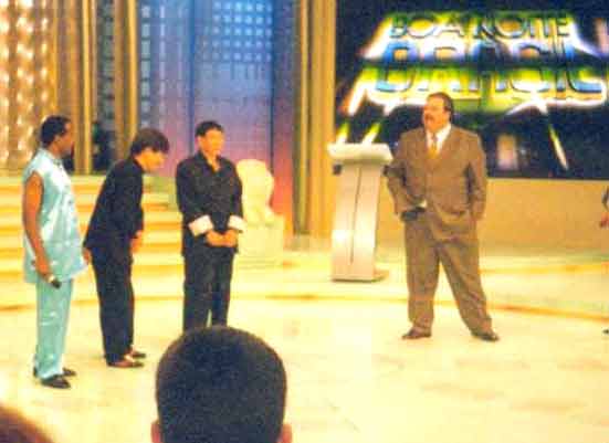 Mestre 'Chang' no Programa Boa Noite Brasil